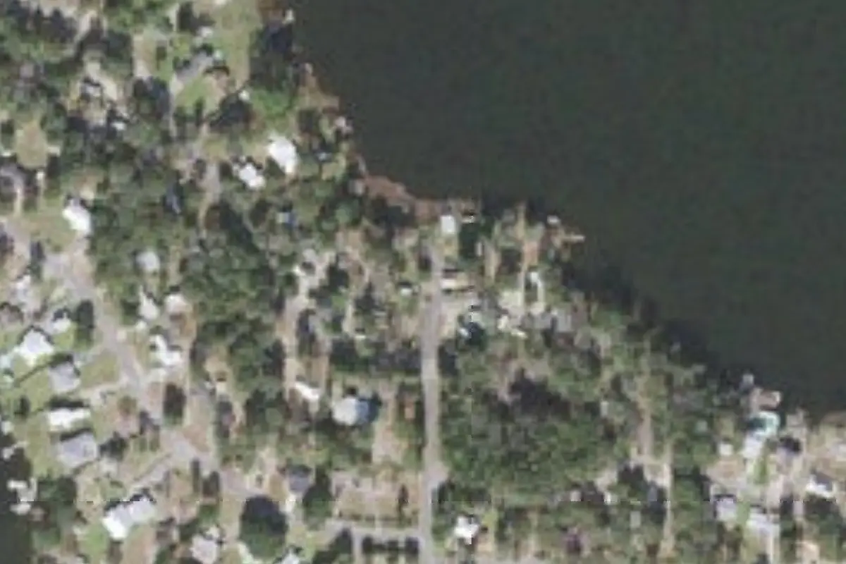Aerial view of Juniper Lake RV Resort
