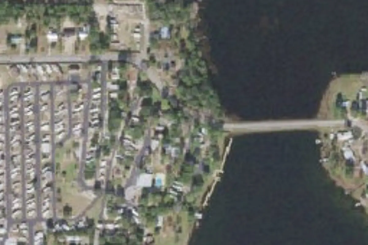 Aerial view of Sunset King Lake RV Resort