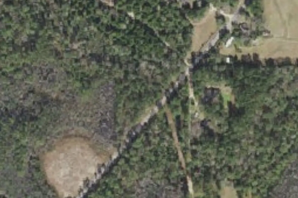Aerial view of Camp Mount Pleasant