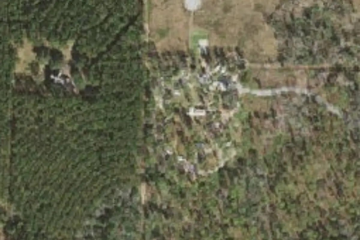 Aerial view of Falling Waters State Park
