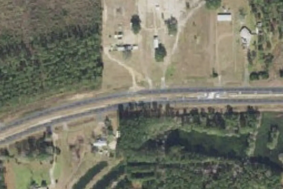 Aerial view of Holmes Creek Camping and RV Resort