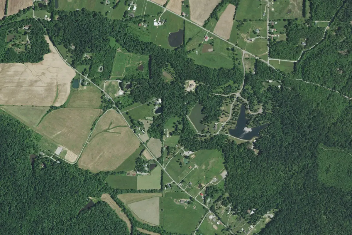 Aerial view of Clark State Forest