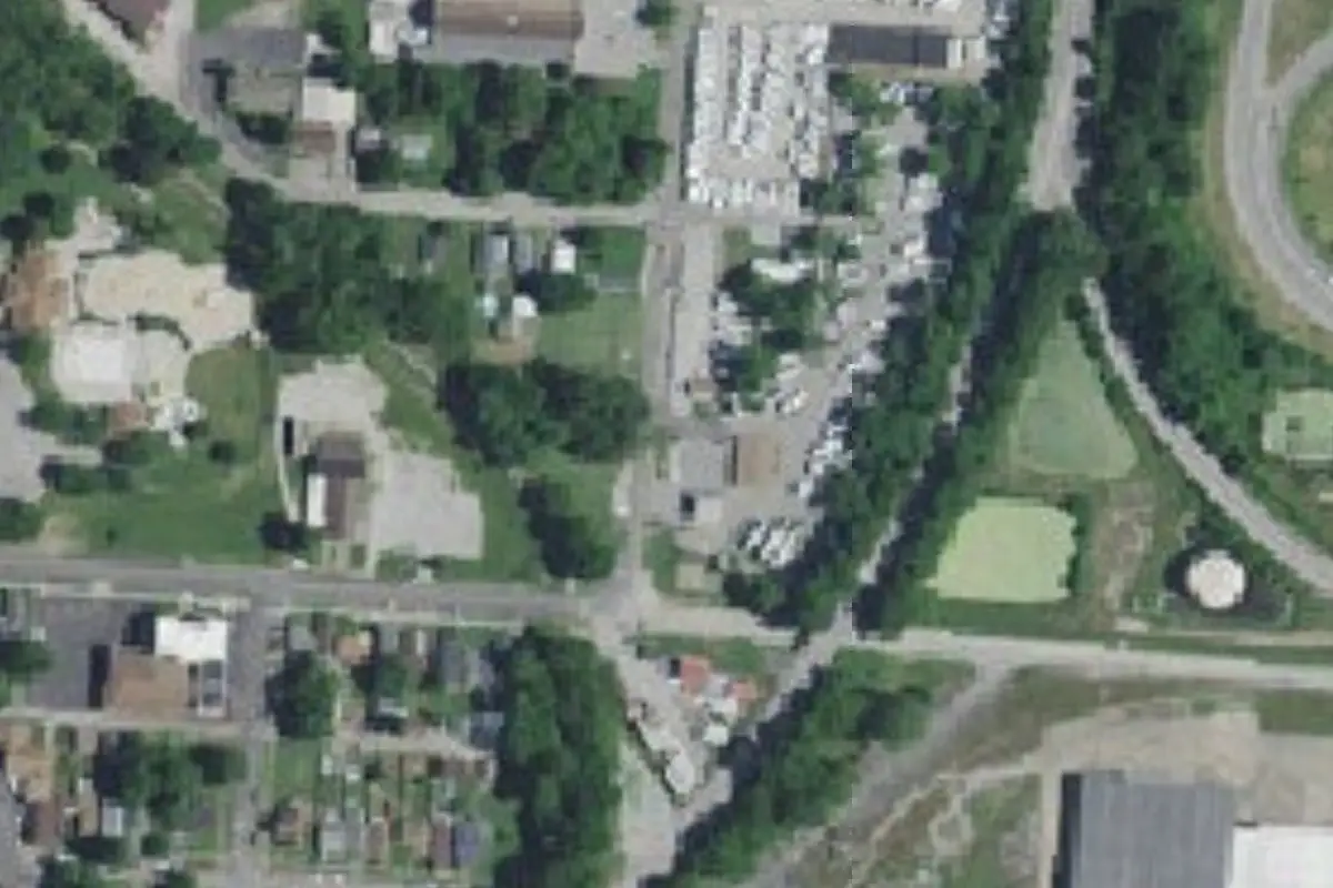 Aerial view of Louisville North Campground
