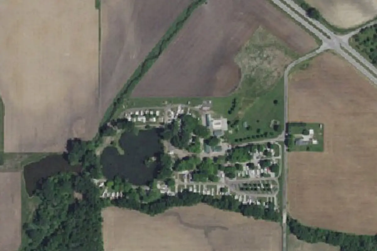 Aerial view of Broadview Acres Campground