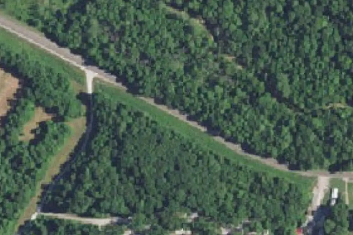 Aerial view of Deerview Campground