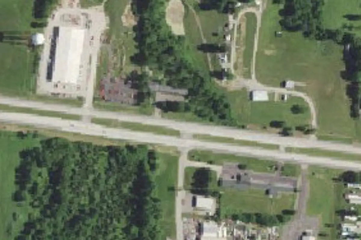 Aerial view of Aurora Moose Lodge#1464 RV Campground