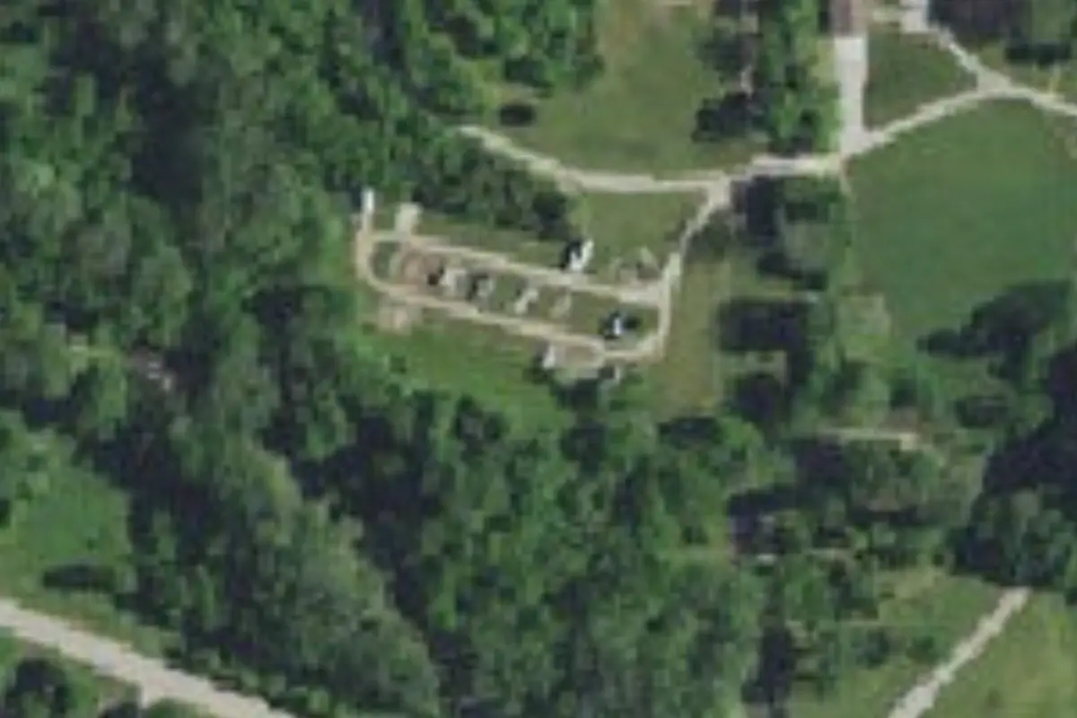 Aerial view of Unnamed campground