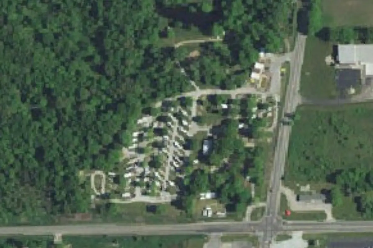 Aerial view of Elkhart Co. / Middlebury KOA Holiday