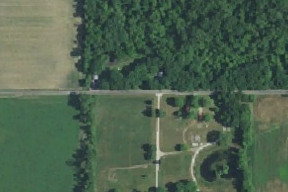 Aerial view of Tippecanoe River Run