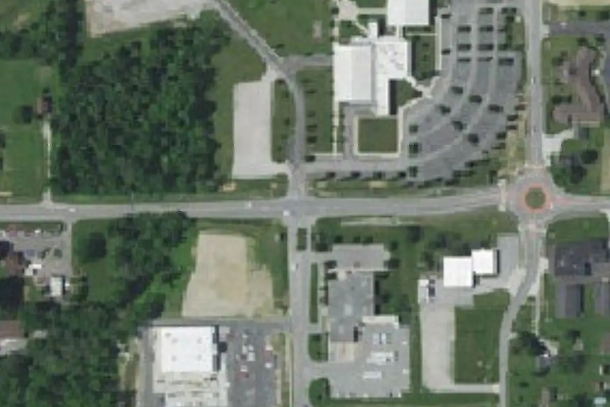 Aerial view of Hendricks County 4-H Fairgrounds and Conference Complex