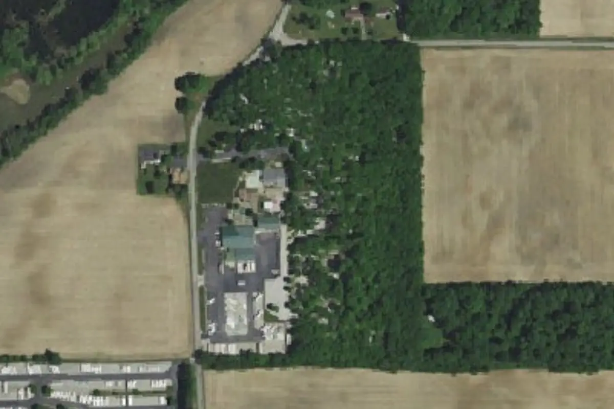 Aerial view of Walnut Ridge Campground