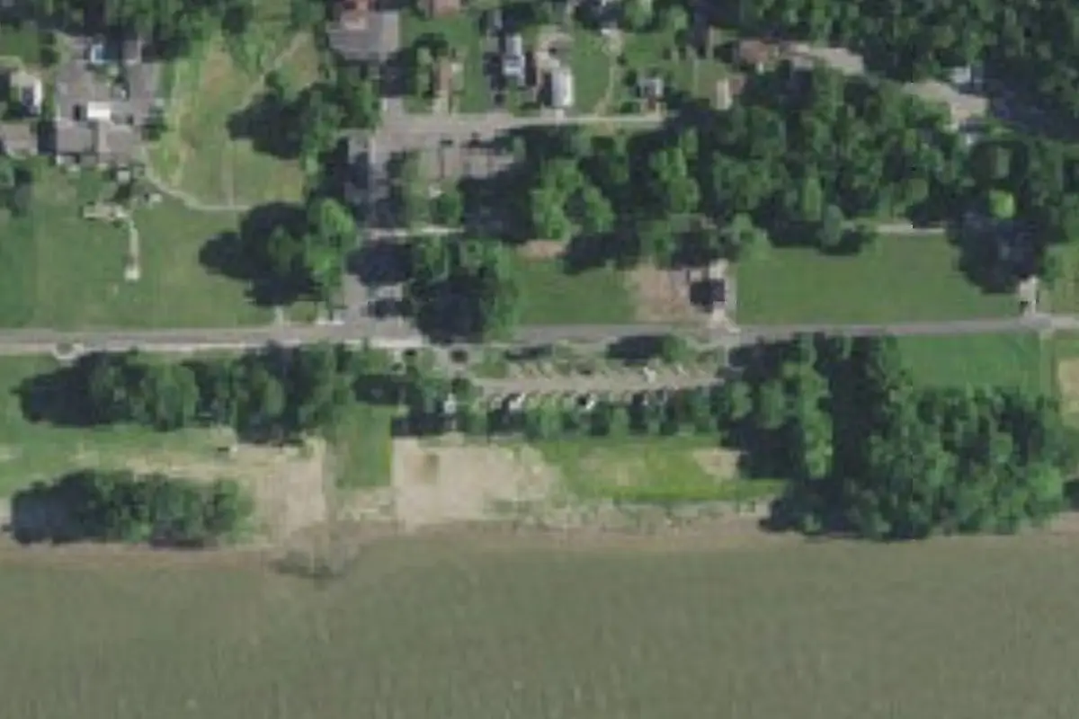 Aerial view of Riverview Campground