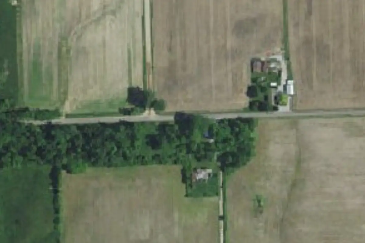 Aerial view of Long's Trailer Park