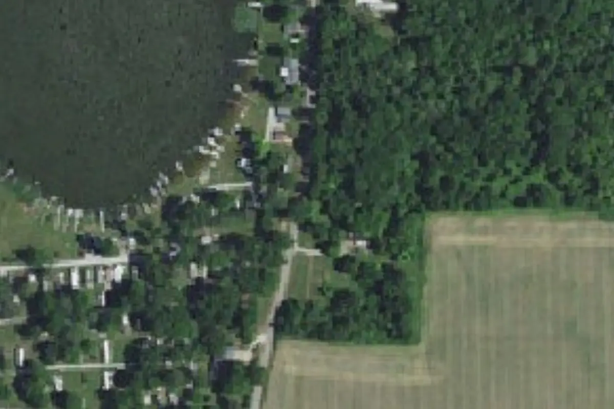 Aerial view of Yellow Creek Resort