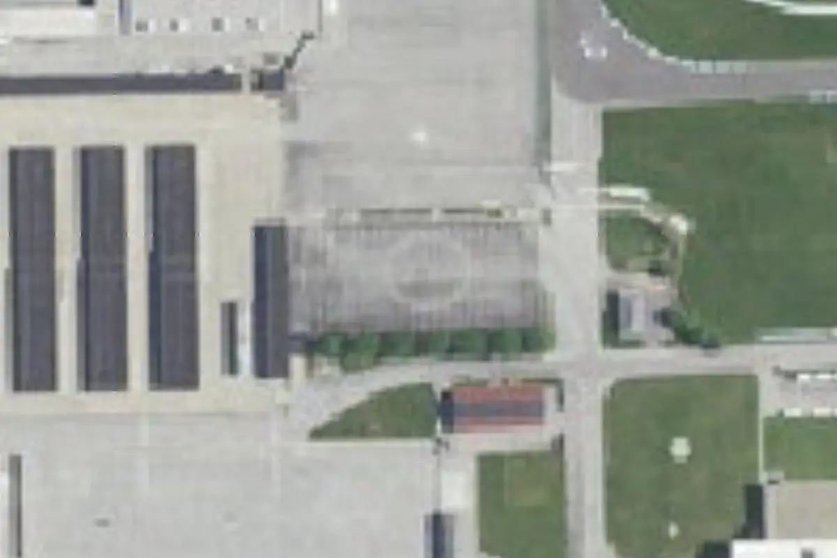 Aerial view of VIP RV Lot