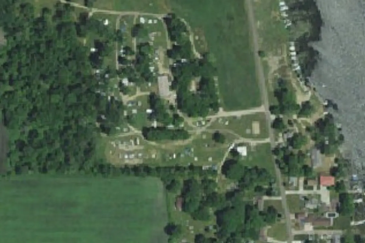 Aerial view of Rupert's Resort & Campground