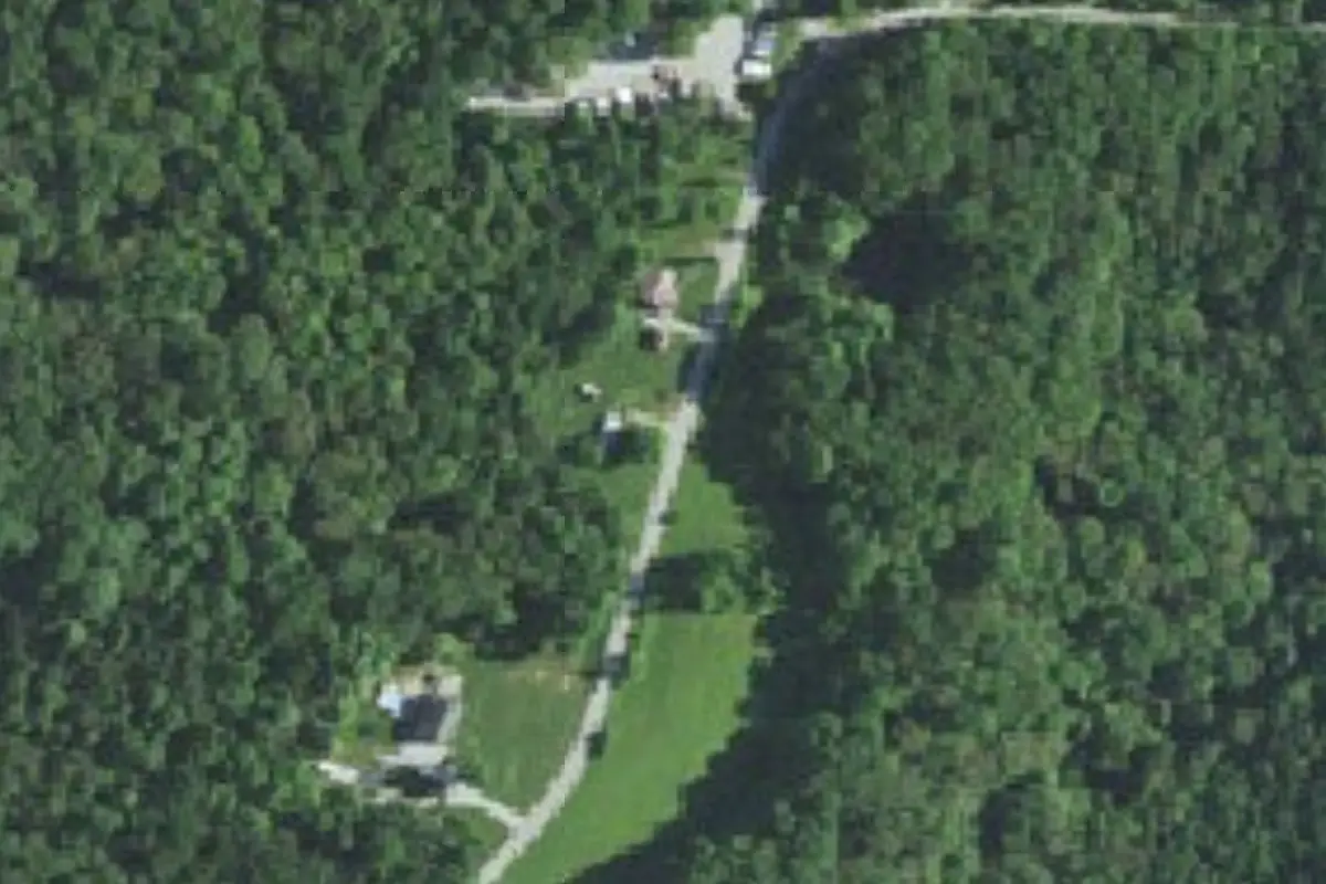 Aerial view of Big Sky Trailer Camp