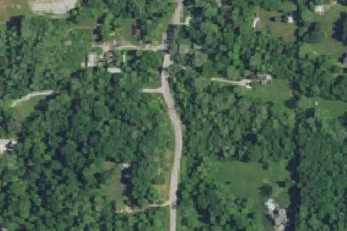 Aerial view of Fern Hill Camp