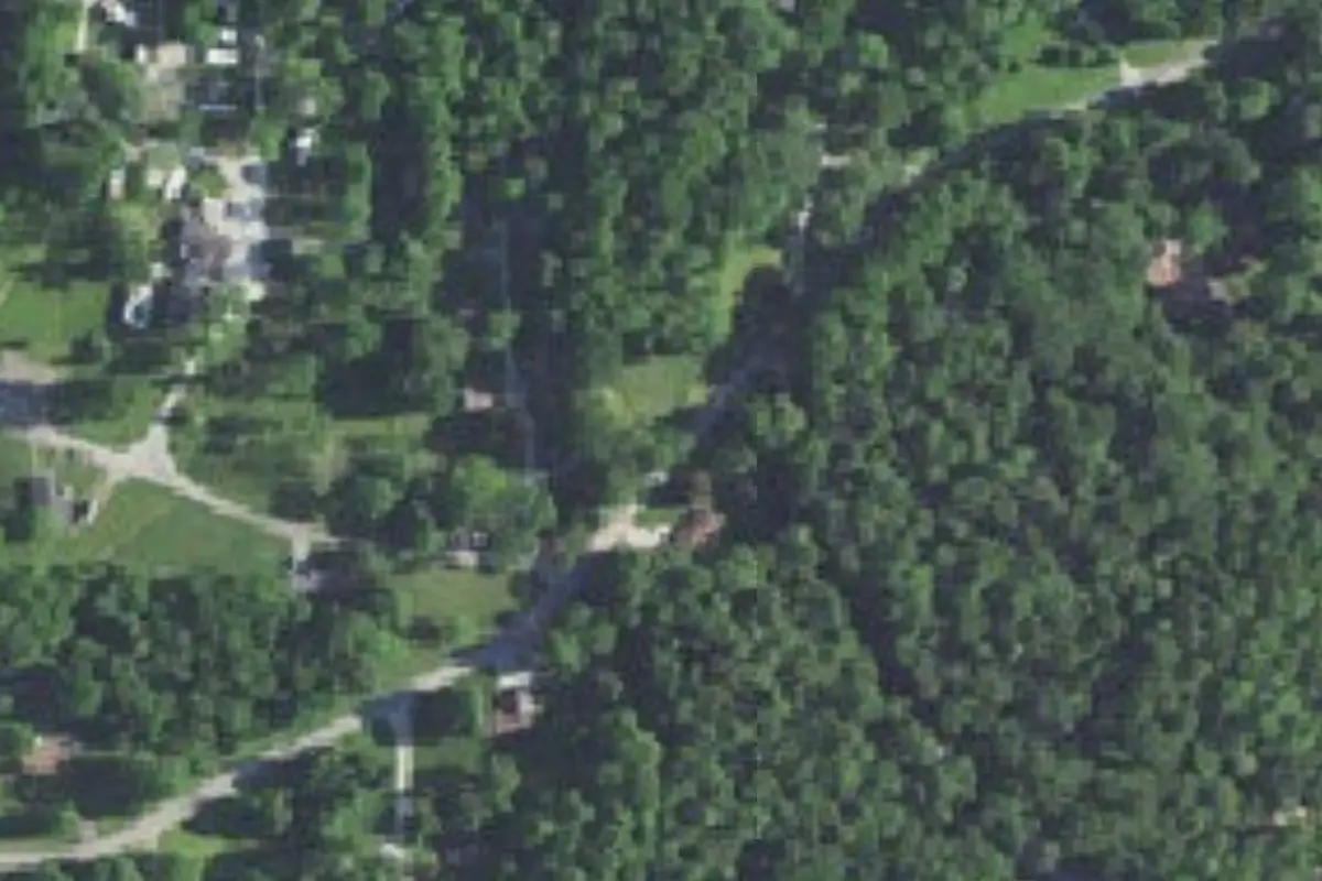 Aerial view of Three Point Lake Club