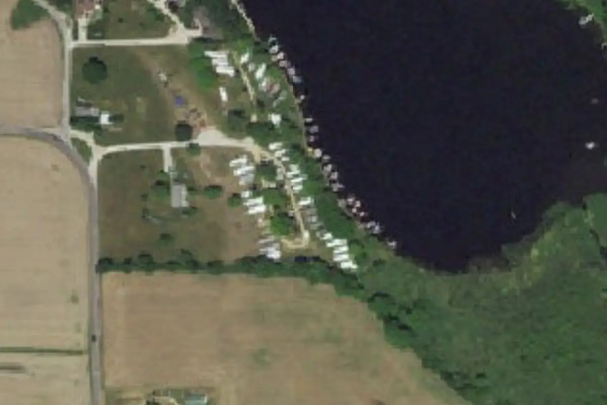 Aerial view of Murray Campground