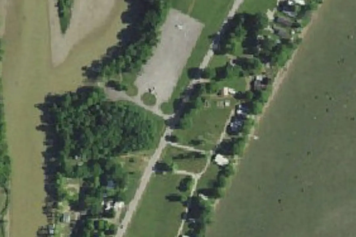 Aerial view of Anderson's Campground