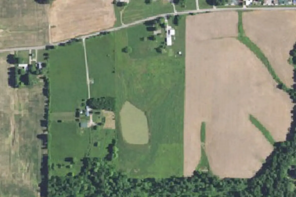 Aerial view of Patoka Lake