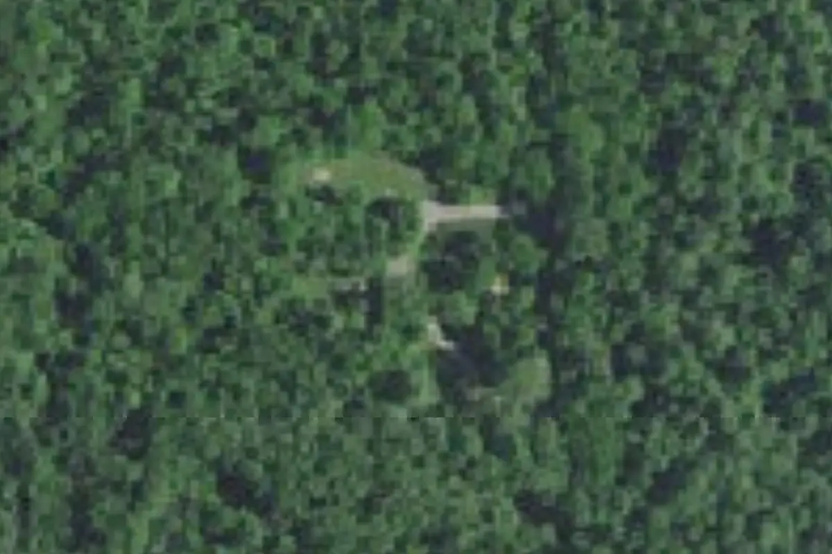Aerial view of McCormick's Creek State Park