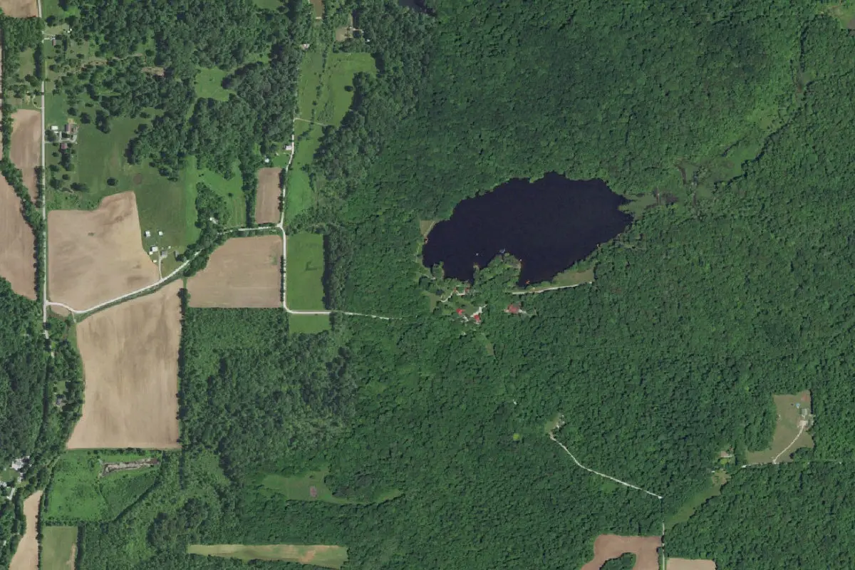 Aerial view of Wasatch Lake Retreat