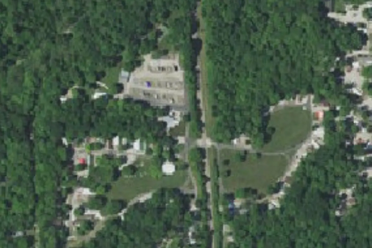 Aerial view of Holiday Rest Campground