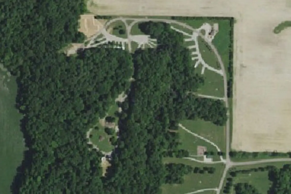 Aerial view of Rockville Lake Park