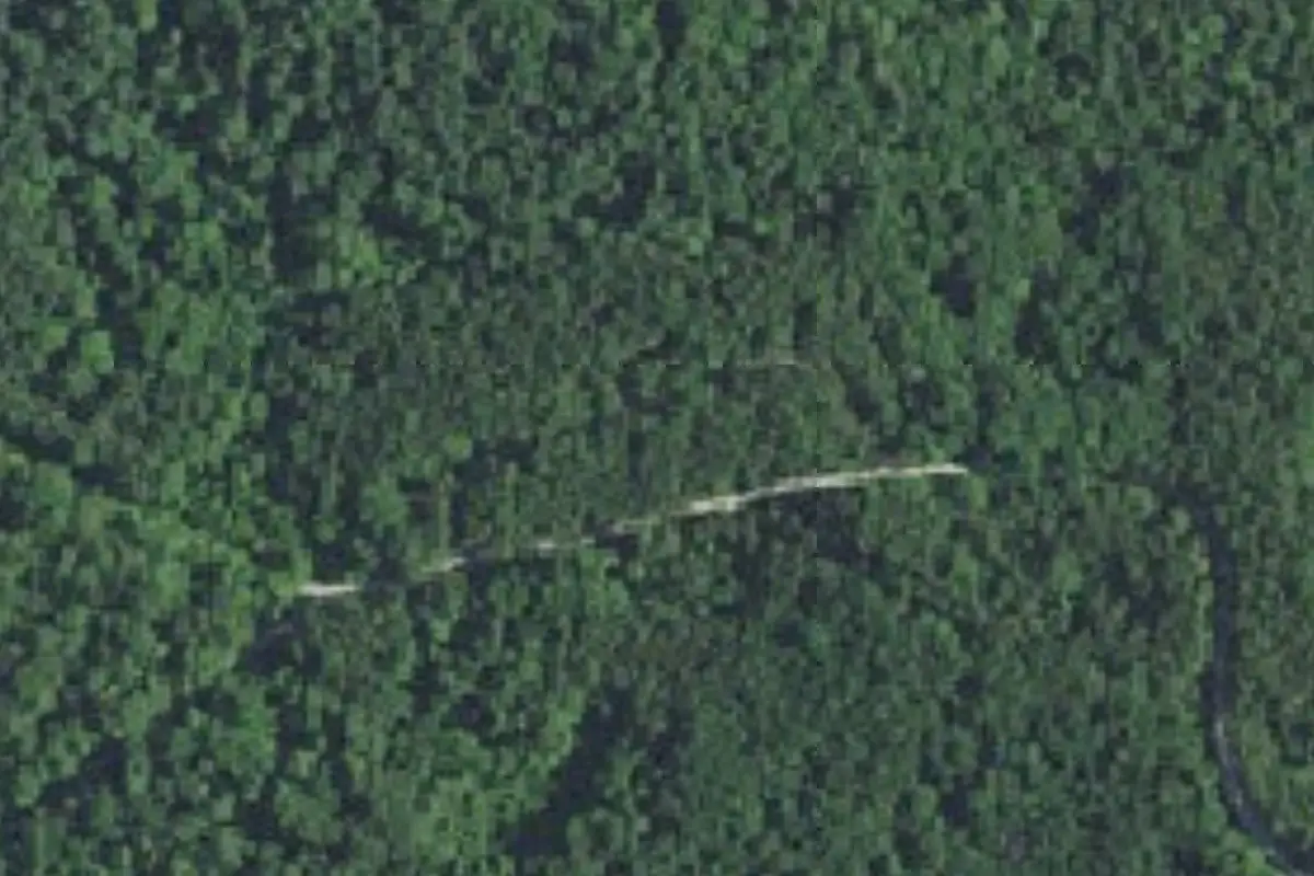 Aerial view of Saddle Lake Campground (Saddle Lake Recreation Area)