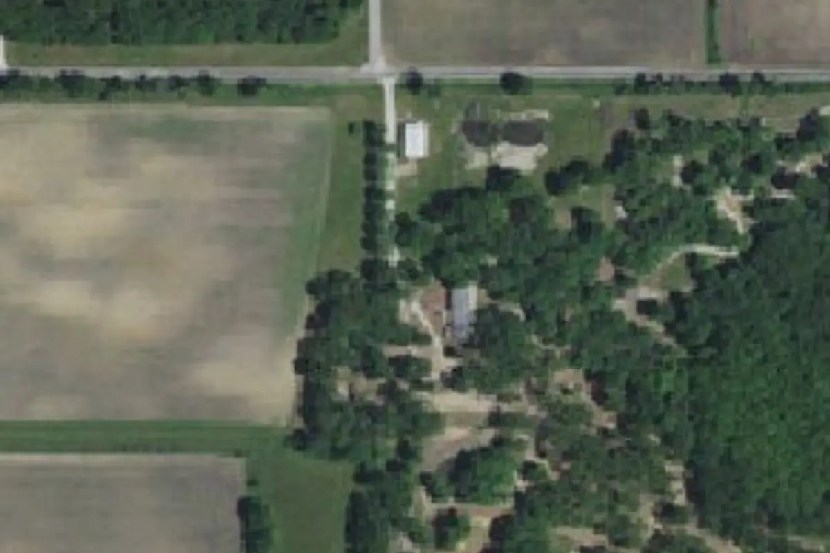 Aerial view of Leisure Time Campground