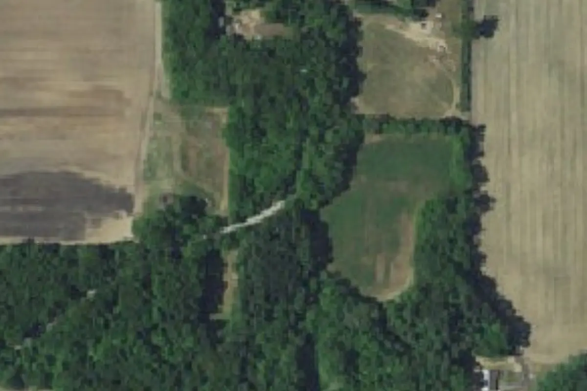Aerial view of Rising Sun Campground