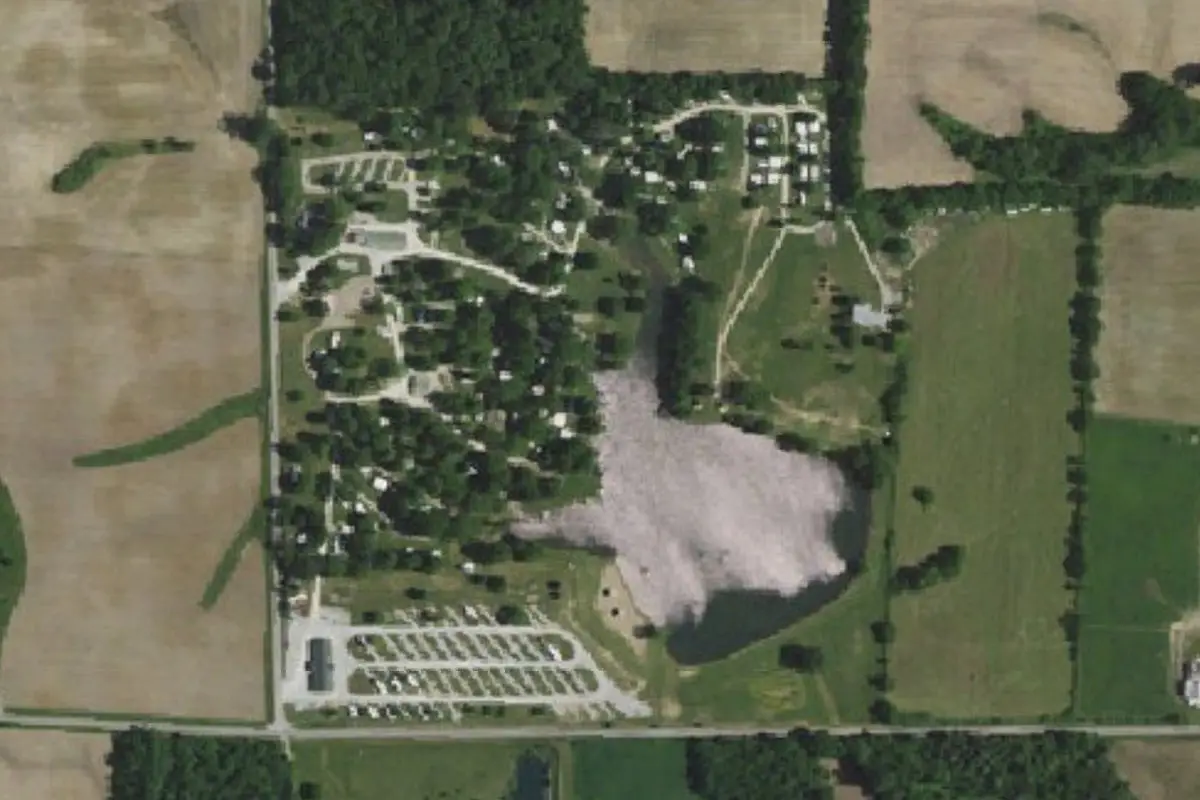 Aerial view of Adventure Bound Kamp Modoc