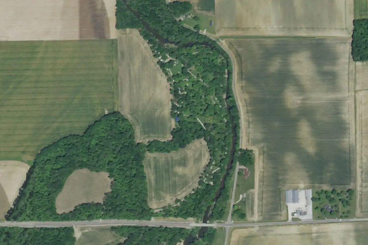Aerial view of Walnut Grove Campground