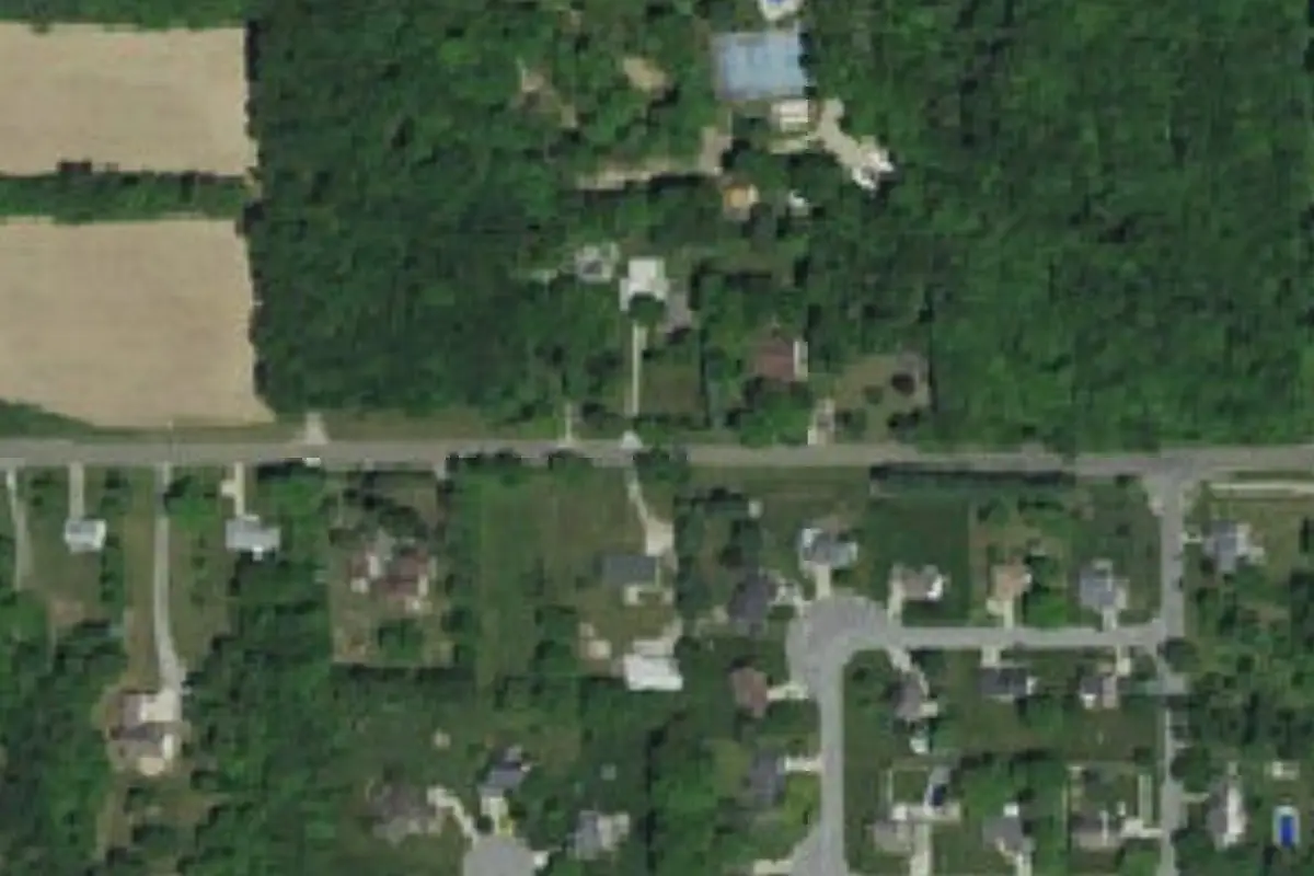 Aerial view of Sunny Haven Recreation Park Family Nudist Resort