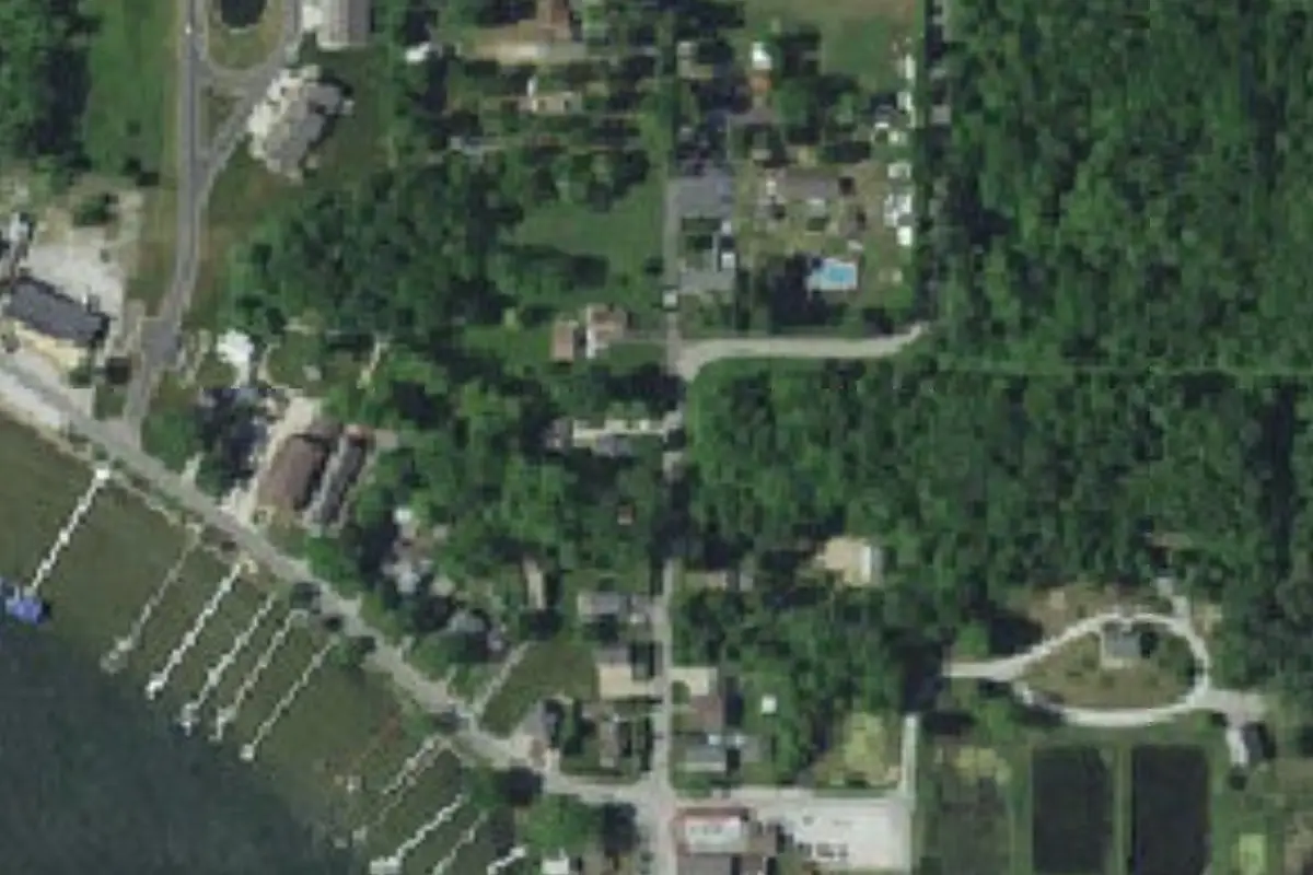 Aerial view of Lost Pines Resort