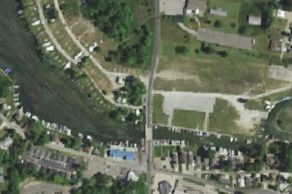 Aerial view of Bledsoe Campground