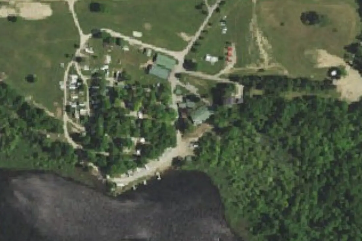 Aerial view of Buck Lake Ranch