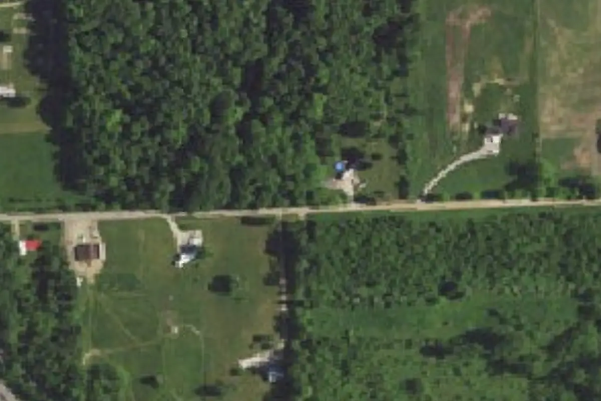 Aerial view of Camp Sack-In