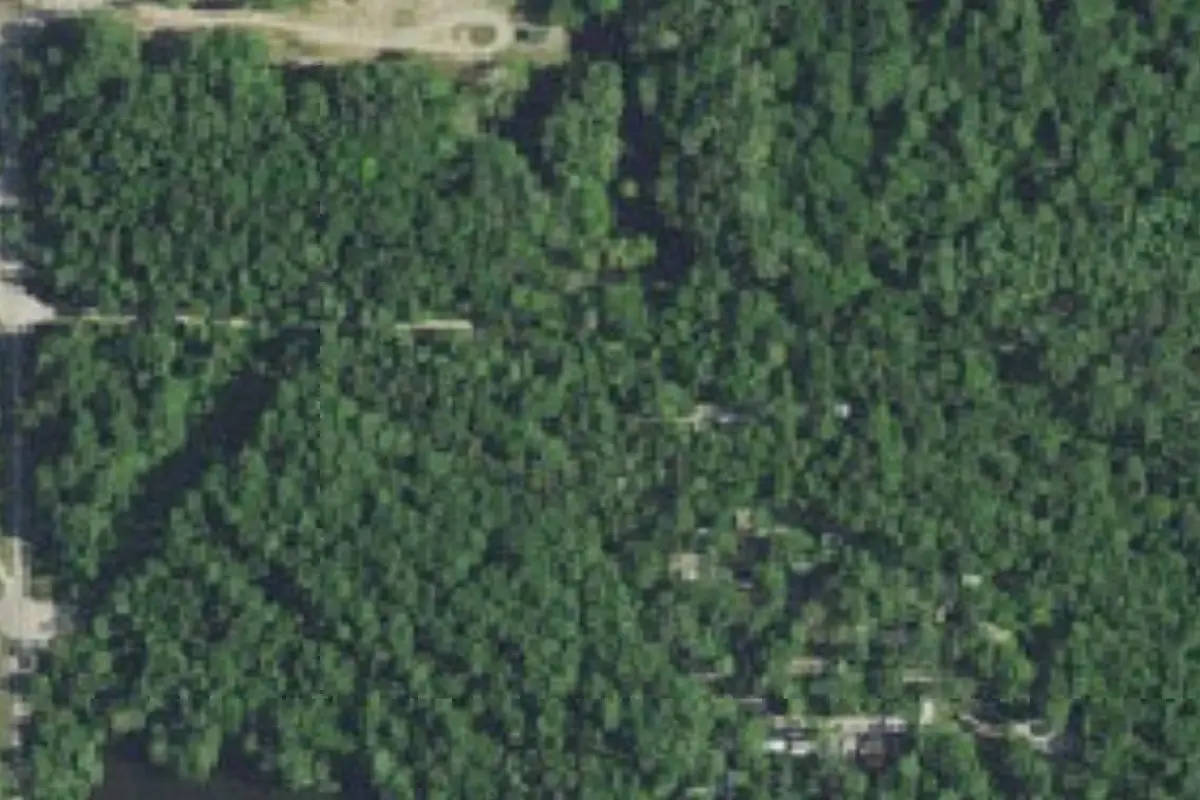 Aerial view of Fisherman Cove