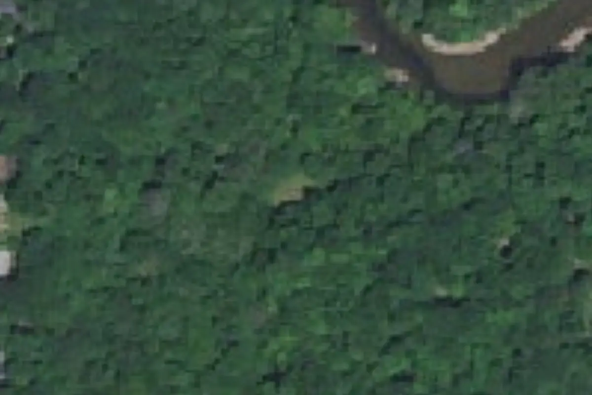 Aerial view of Eagle's Nest Campsite (Franklin L. Cary Camp)