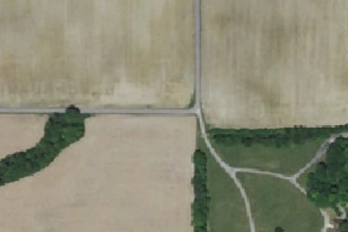 Aerial view of Ross Camp