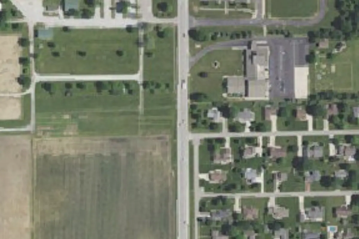 Aerial view of Tipton County Fairgrounds