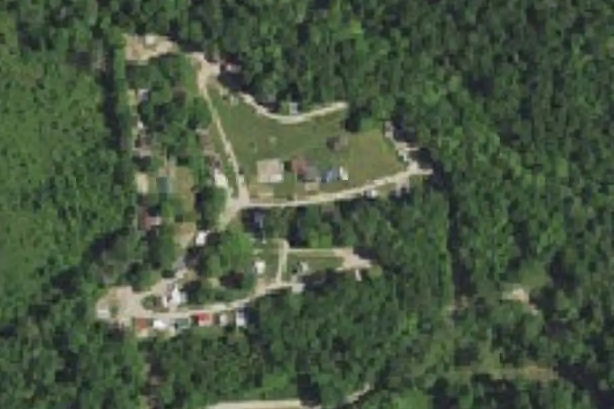 Aerial view of Egypt Hollow Campground