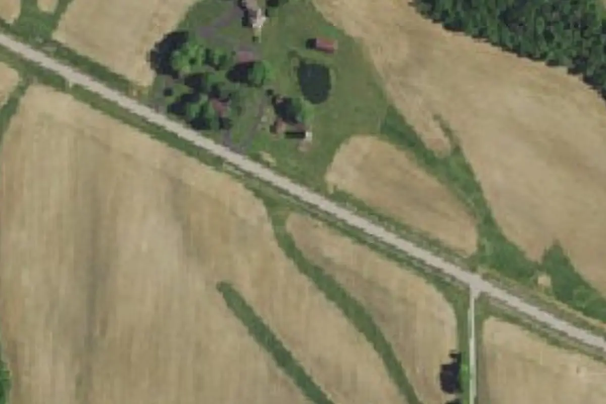 Aerial view of End of Trails Campground