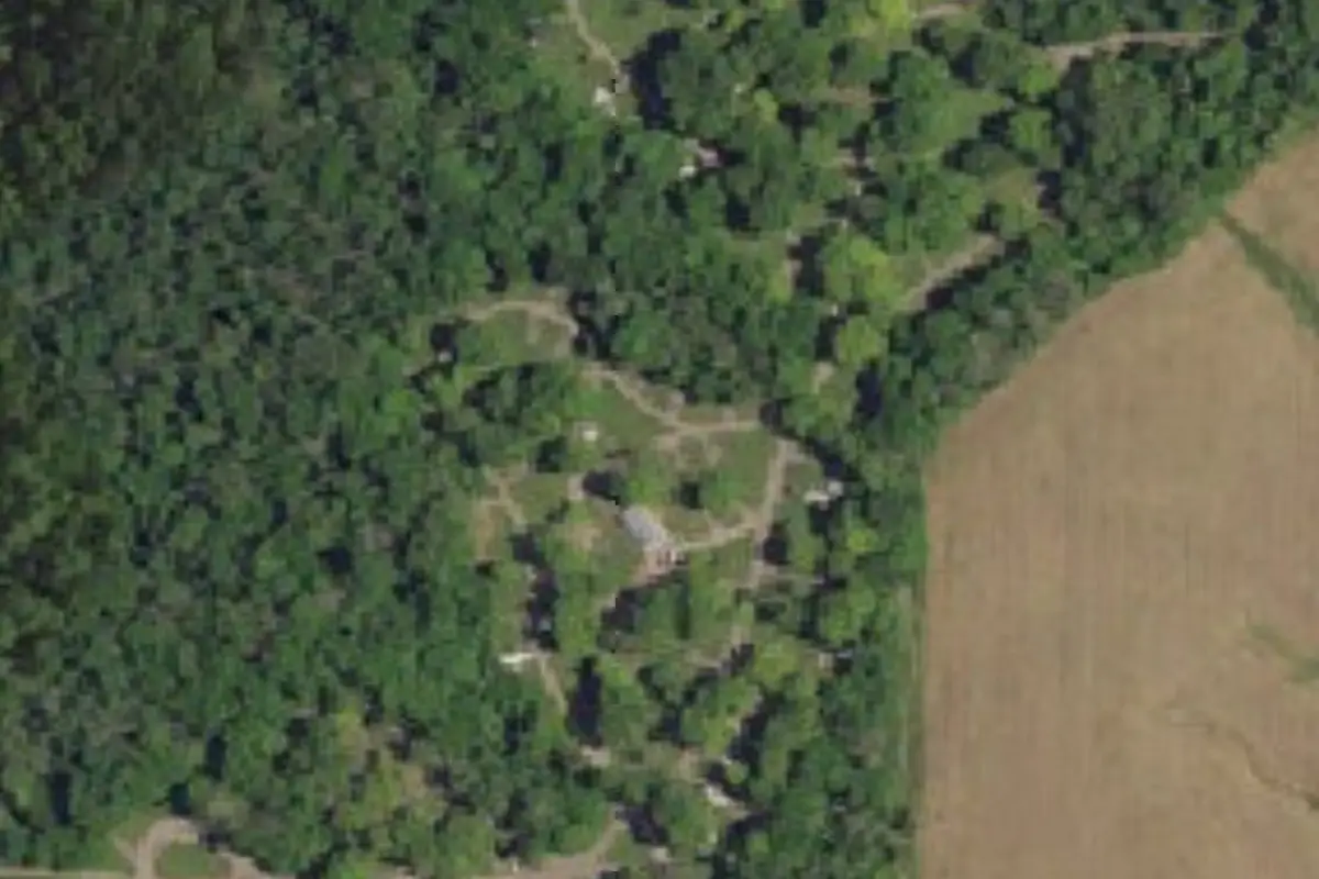 Aerial view of Whitewater Memorial State Park