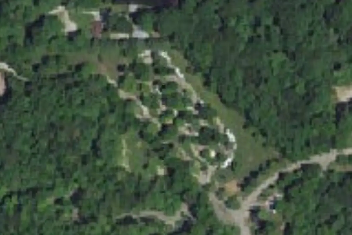 Aerial view of Burdette Park Campground & RV Park