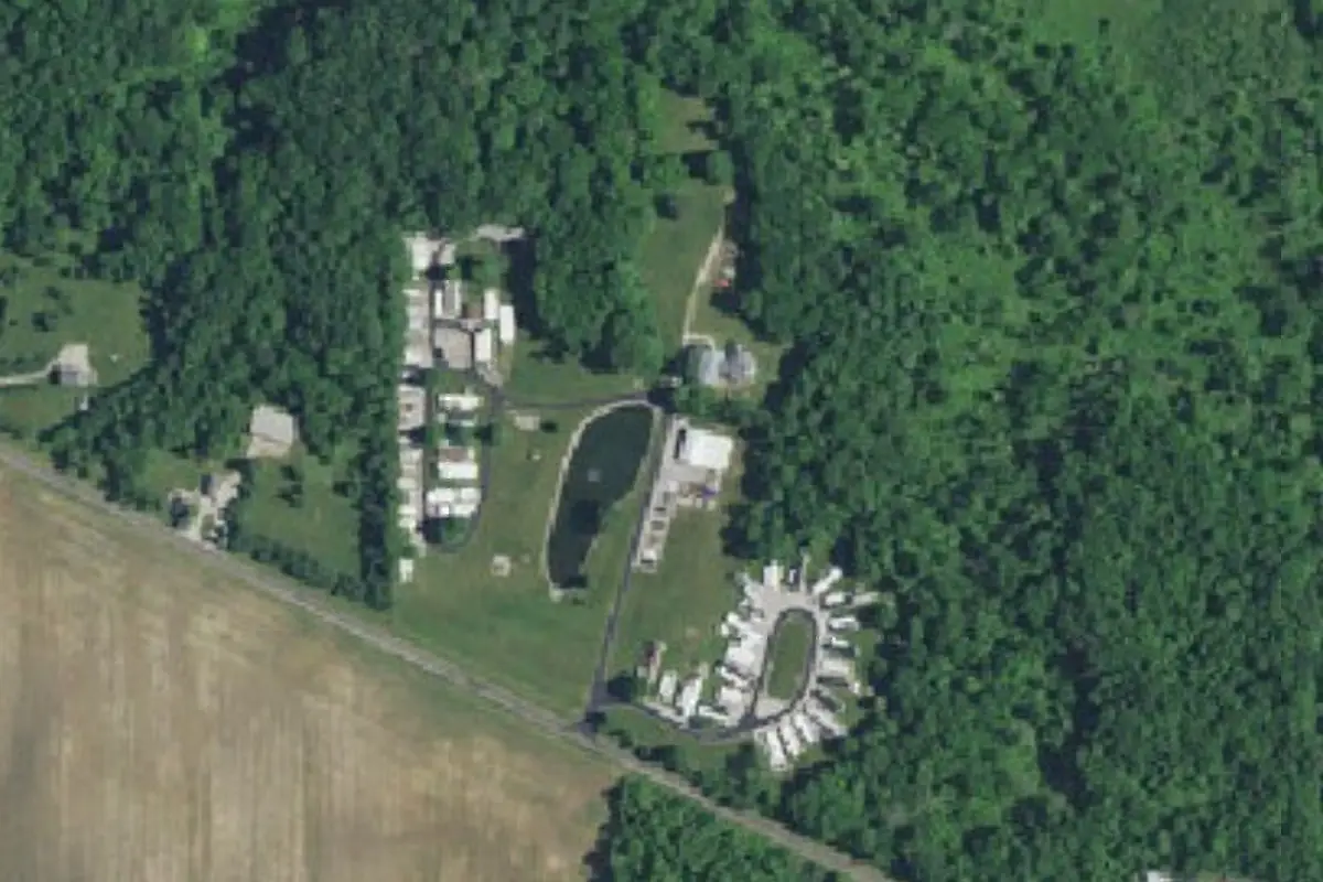 Aerial view of Unnamed RV park