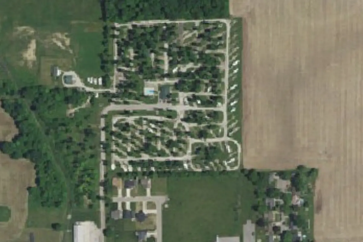 Aerial view of Bluffton / Fort Wayne South KOA Journey
